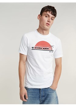 G-Star Koszulka w kolorze białym ze sklepu Limango Polska w kategorii T-shirty męskie - zdjęcie 175898681