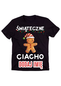 Koszulki dla kolegów z pracy na mikołajki - świąteczne ciacho z imieniem ze sklepu Time For Fashion w kategorii T-shirty męskie - zdjęcie 175898963