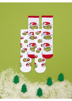 Sinsay - Skarpetki 2 pack Grinch - wielobarwny ze sklepu Sinsay w kategorii Skarpetki damskie - zdjęcie 175914143