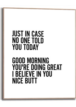 Orangewallz Druk artystyczny &quot;Just In Case&quot; w ramce - 40 x 50 cm ze sklepu Limango Polska w kategorii Obrazy - zdjęcie 175916144