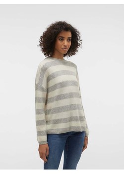 Vero Moda Sweter w kolorze szaro-kremowym ze sklepu Limango Polska w kategorii Swetry damskie - zdjęcie 175917803