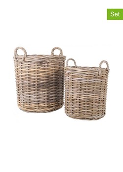 House Nordic Kosze (2 szt.) w kolorze jasnobrązowym ze sklepu Limango Polska w kategorii Pojemniki kuchenne - zdjęcie 175917990