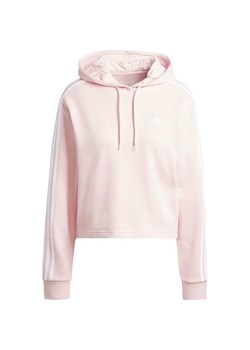 Bluza damska Essentials 3-Stripes French Terry Crop Hoodie Adidas ze sklepu SPORT-SHOP.pl w kategorii Bluzy damskie - zdjęcie 175922552