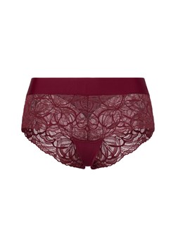 Triumph Majtki - Body Make-Up Illusion Lace Shorty Kobiety bordowy jednolity ze sklepu vangraaf w kategorii Majtki damskie - zdjęcie 175923652