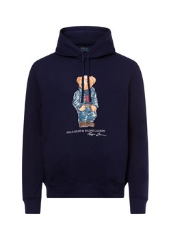 Polo Ralph Lauren Męski sweter z kapturem Mężczyźni Bawełna indygo nadruk ze sklepu vangraaf w kategorii Bluzy męskie - zdjęcie 175924324