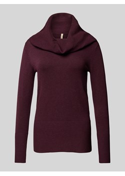 Sweter z dzianiny z golfem model ‘Dollie’ ze sklepu Peek&Cloppenburg  w kategorii Swetry damskie - zdjęcie 175925200