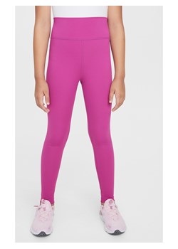 Legginsy z wysokim stanem dla dużych dzieci (dziewcząt) Dri-FIT Nike One - Fiolet ze sklepu Nike poland w kategorii Spodnie dziewczęce - zdjęcie 175925571