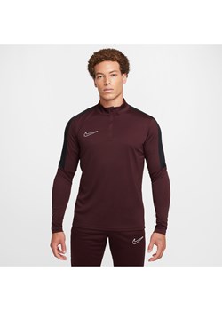 Męska koszulka piłkarska z zamkiem 1/2 Dri-FIT Nike Academy - Czerwony ze sklepu Nike poland w kategorii T-shirty męskie - zdjęcie 175925573