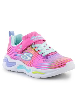 Buty Skechers S-Lights Wavy Beams  302338L-PKMT różowe ze sklepu ButyModne.pl w kategorii Buty sportowe dziecięce - zdjęcie 175926032