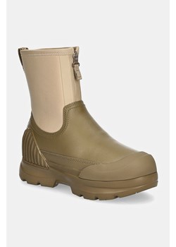 UGG kalosze Neumel X Zip damskie kolor beżowy 1158235-MRDS ze sklepu ANSWEAR.com w kategorii Kalosze damskie - zdjęcie 175932130