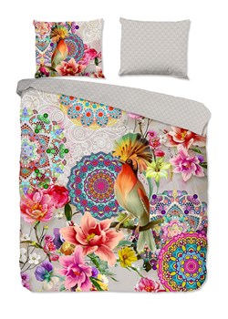 Hip Komplet pościeli satynowej "Bindi" w kolorze szarym ze wzorem ze sklepu Limango Polska w kategorii Pościele - zdjęcie 175935931