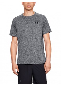 Męska koszulka treningowa UNDER ARMOUR Tech 2.0 SS Tee - szara ze sklepu Sportstylestory.com w kategorii T-shirty męskie - zdjęcie 175937620