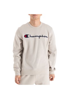 Bluza Champion Crewneck Icons 220254-ES057 - beżowa ze sklepu streetstyle24.pl w kategorii Bluzy męskie - zdjęcie 175942172