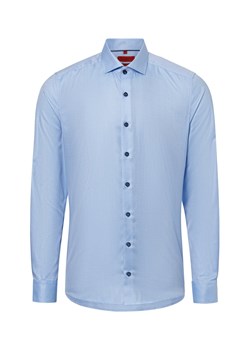 Finshley & Harding Koszula męska Mężczyźni Slim Fit Bawełna jasnoniebieski jednolity ze sklepu vangraaf w kategorii Koszule męskie - zdjęcie 175943593