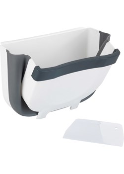 Wenko Kosz &quot;Fago&quot; w kolorze biało-szarym na śmieci na drzwi - 5 l ze sklepu Limango Polska w kategorii Kosze na śmieci - zdjęcie 175949240