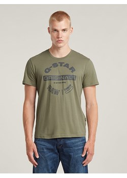 G-Star Koszulka w kolorze khaki ze sklepu Limango Polska w kategorii T-shirty męskie - zdjęcie 175950562