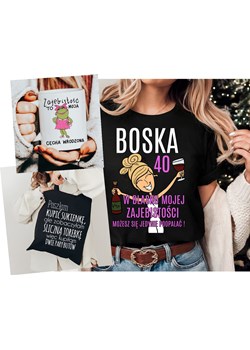 Zestaw prezentowy na 40 urodziny dla kobiety - z blondynką ze sklepu Time For Fashion w kategorii Bluzki damskie - zdjęcie 175957003