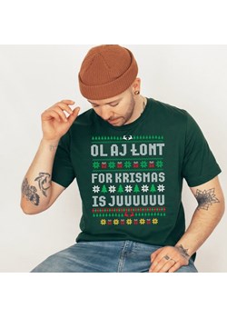 Fajna męska koszulka świąteczna ze sklepu Time For Fashion w kategorii T-shirty męskie - zdjęcie 175957012