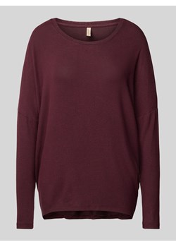 Sweter z dzianiny z obniżonymi ramionami model ‘Biara’ ze sklepu Peek&Cloppenburg  w kategorii Swetry damskie - zdjęcie 175958082