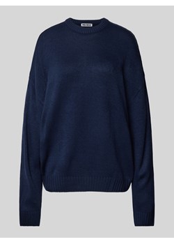 Sweter z dzianiny o kroju oversized z okrągłym dekoltem ze sklepu Peek&Cloppenburg  w kategorii Swetry damskie - zdjęcie 175958331