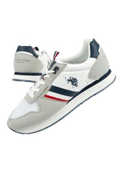 Buty sportowe U.S. Polo ASSN. NOBIL006-WHI białe ze sklepu ButyModne.pl w kategorii Buty sportowe męskie - zdjęcie 175959530