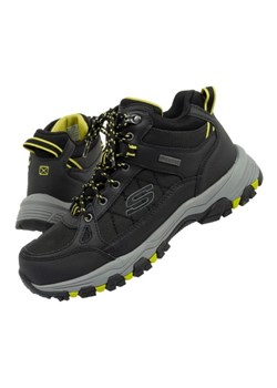 Buty sportowe Skechers Melano 204477/BLK czarne ze sklepu ButyModne.pl w kategorii Buty trekkingowe dziecięce - zdjęcie 175959614