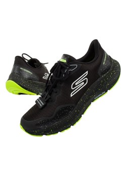 Buty sportowe Skechers Go Run 220874/BKLM czarne ze sklepu ButyModne.pl w kategorii Buty sportowe męskie - zdjęcie 175959620