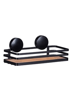 Wenko Półka prysznicowa &quot;Alba&quot; w kolorze czarno-jasnobrązowym - 26 x 11 x 12,5 cm ze sklepu Limango Polska w kategorii Akcesoria łazienkowe - zdjęcie 175962681