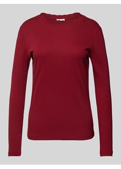 Bluzka o kroju slim fit z długim rękawem i falistym brzegiem ze sklepu Peek&Cloppenburg  w kategorii Bluzki damskie - zdjęcie 175967744