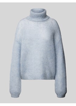 Sweter z dzianiny z golfem model ‘LAMBI’ ze sklepu Peek&Cloppenburg  w kategorii Swetry damskie - zdjęcie 175973122