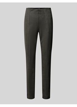 Spodnie o kroju skinny fit z elastycznym pasem ze sklepu Peek&Cloppenburg  w kategorii Spodnie damskie - zdjęcie 175976511