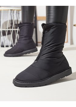 Royalfashion Czarne damskie buty a'la śniegowce Tirigga ze sklepu royalfashion.pl w kategorii Śniegowce damskie - zdjęcie 176002850