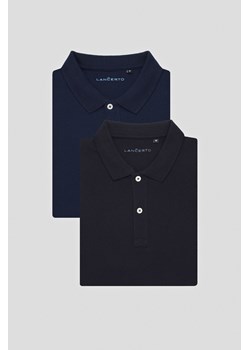 Zestaw 2 Koszulek Polo Bawełnianych Blake ze sklepu Lancerto S.A. w kategorii T-shirty męskie - zdjęcie 176008822