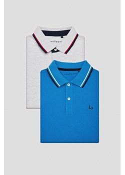 Zestaw 2 Koszulek Polo Bawełnianych Tom ze sklepu Lancerto S.A. w kategorii T-shirty męskie - zdjęcie 176008833