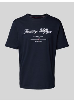 T-shirt z wyhaftowanym logo ze sklepu Peek&Cloppenburg  w kategorii T-shirty męskie - zdjęcie 176011180