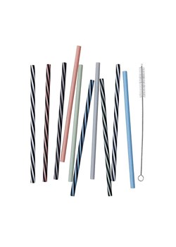 Design Letters Słomki (10 szt.) w różnych kolorach do picia - wys. 19 cm - id: 16185888 - marki Design Letters - 176013113 Design Letters Słomki (10 szt.) w różnych kolorach do picia - wys. 19 cm ze sklepu Limango Polska w kategorii Naczynia - zdjęcie 176013113