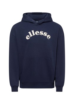 ellesse Męski sweter z kapturem - Arliona Mężczyźni Bawełna granatowy nadruk ze sklepu vangraaf w kategorii Bluzy męskie - zdjęcie 176014200