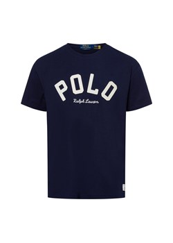 Polo Ralph Lauren Koszulka męska Mężczyźni Bawełna granatowy jednolity ze sklepu vangraaf w kategorii T-shirty męskie - zdjęcie 176014232