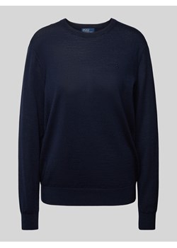 Sweter z dzianiny z prążkowanymi wykończeniami ze sklepu Peek&Cloppenburg  w kategorii Swetry damskie - zdjęcie 176015682