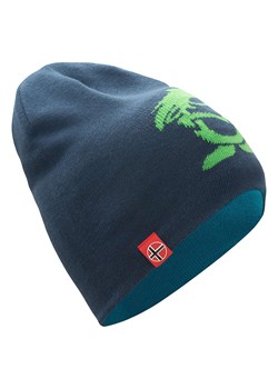 Trollkids Dwustronna czapka beanie &quot;Troll&quot; w kolorze niebiesko-granatowym ze sklepu Limango Polska w kategorii Czapki dziecięce - zdjęcie 176017200