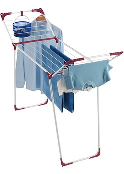 Wenko Suszarka "Summer Dry" w kolorze biało-różowym na ubrania - 153 x 76 x 46 cm ze sklepu Limango Polska w kategorii Akcesoria łazienkowe - zdjęcie 176017692