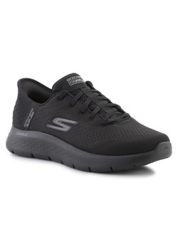 Buty Skechers Slip-Ins Go Walk Flex - Hands Up 216324-BB czarne ze sklepu ButyModne.pl w kategorii Buty sportowe męskie - zdjęcie 176021271