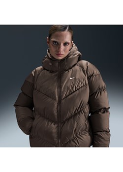 Damska kurtka o luźnym kroju Storm-FIT Nike Sportswear Windpuffer - Brązowy ze sklepu Nike poland w kategorii Kurtki damskie - zdjęcie 176026800