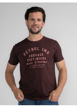 Petrol Industries Koszulka w kolorze bordowym ze sklepu Limango Polska w kategorii T-shirty męskie - zdjęcie 176038040