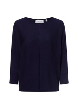 comma casual identity Sweter damski z dzianiny Kobiety wiskoza granatowy jednolity ze sklepu vangraaf w kategorii Swetry damskie - zdjęcie 176039571