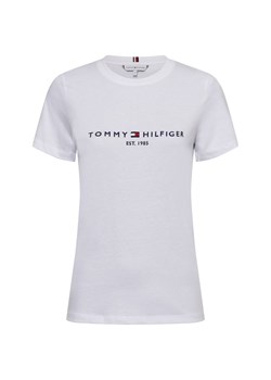 Tommy Hilfiger Koszulka damska Kobiety Bawełna biały jednolity ze sklepu vangraaf w kategorii Bluzki damskie - zdjęcie 176039600