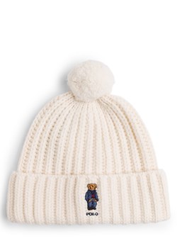 Polo Ralph Lauren Czapka damska - Bear Beanie Kobiety Wełna écru jednolity ze sklepu vangraaf w kategorii Czapki zimowe damskie - zdjęcie 176039721