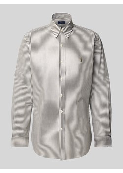 Koszula casualowa o kroju slim fit z kołnierzykiem typu button down ze sklepu Peek&Cloppenburg  w kategorii Koszule męskie - zdjęcie 176045801