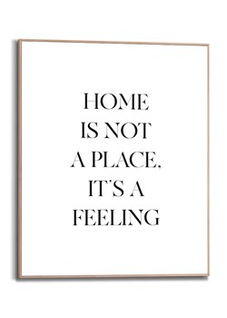 Orangewallz Druk artystyczny &quot;Home is a Feeling&quot; w ramce - 40 x 50 cm ze sklepu Limango Polska w kategorii Obrazy - zdjęcie 176046830