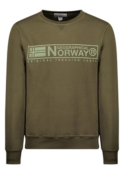 Geographical Norway Bluza &quot;Gantoine&quot; w kolorze khaki ze sklepu Limango Polska w kategorii Bluzy męskie - zdjęcie 176049391